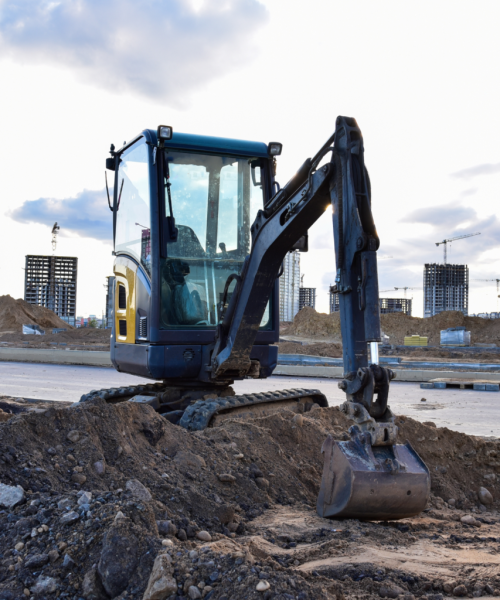 Digger Hire Kapiti foundation preparation job.