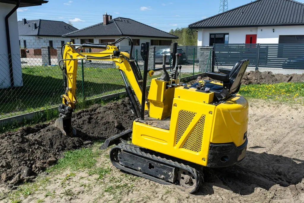 Digger Hire Kapiti clearing rural land.