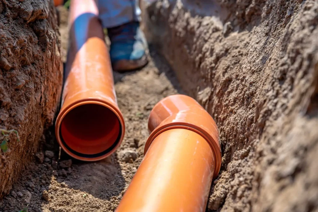 Drain Layer Kapiti drain layer trenching for stormwater system.